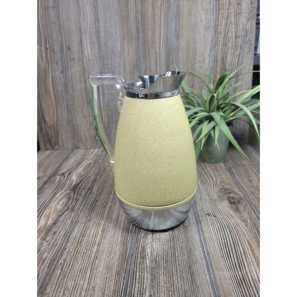 Vintage Thermos Coffee Carafe, Lucite Handle, Model 585 J Mid Century Modern - Picture 2 of 5